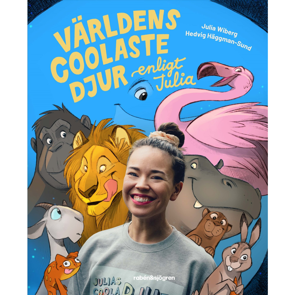 Produktbild för Världens coolaste djur enligt Julia (inbunden)