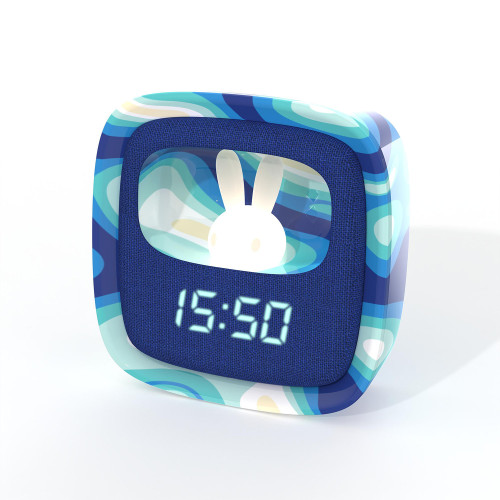 Mobility On Board MOB Alarm Clock with Light Billy Clock Blue Wave