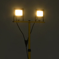 Produktbild för Strålkastare med stativ 2x20 W LED varmvit