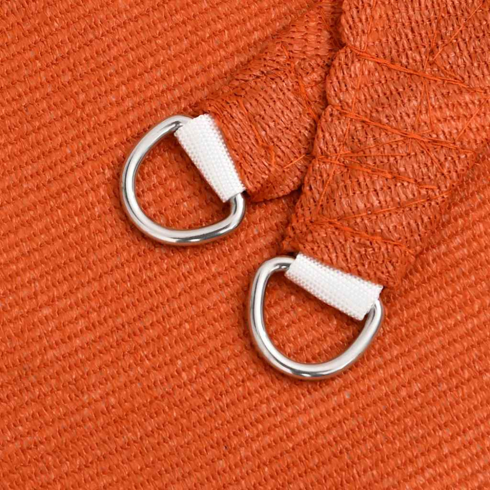 Produktbild för Solsegel 160 g/m² triangulär orange 3,6x3,6x3,6 m HDPE