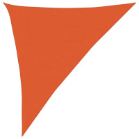 Produktbild för Solsegel 160 g/m² triangulär orange 3x4x5 m HDPE
