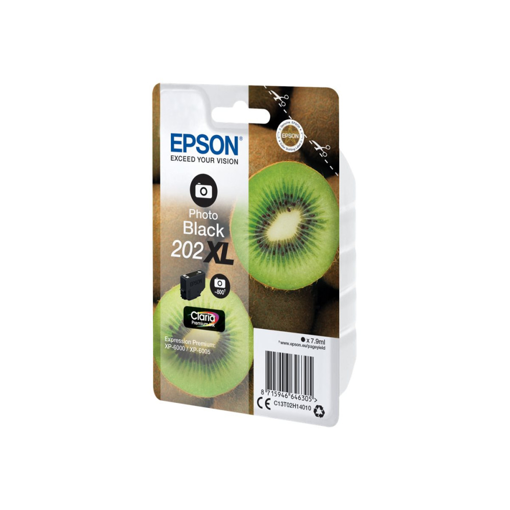 Produktbild för Epson 202XL - hög kapacitet - foto-svart - original - bläckpatron