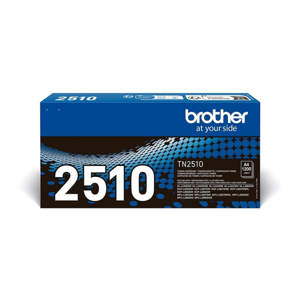 Produktbild för Brother TN-2510 - hög kapacitet - svart - original - tonerkassett