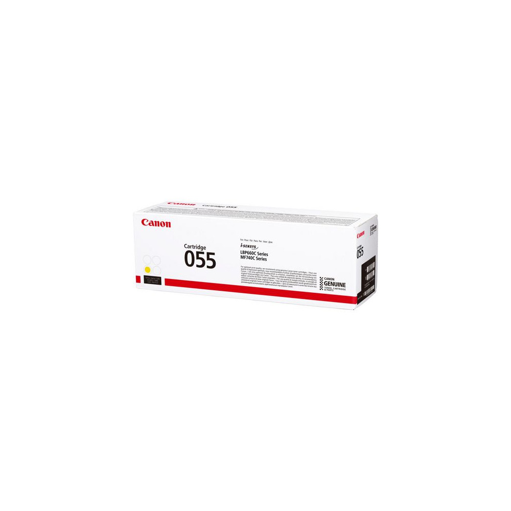 Produktbild för Toner CANON CLBP 055 2,1K gul