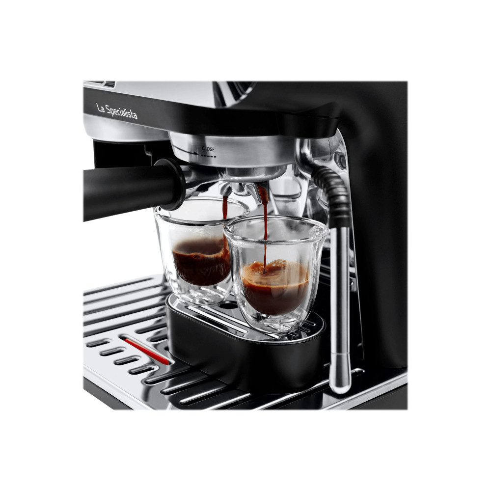 Produktbild för De'Longhi La Specialista Arte EC9155.MB - kaffemaskin med mjölkskummare - 15 bar - svart metall
