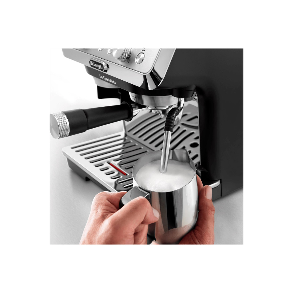 Produktbild för De'Longhi La Specialista Arte EC9155.MB - kaffemaskin med mjölkskummare - 15 bar - svart metall