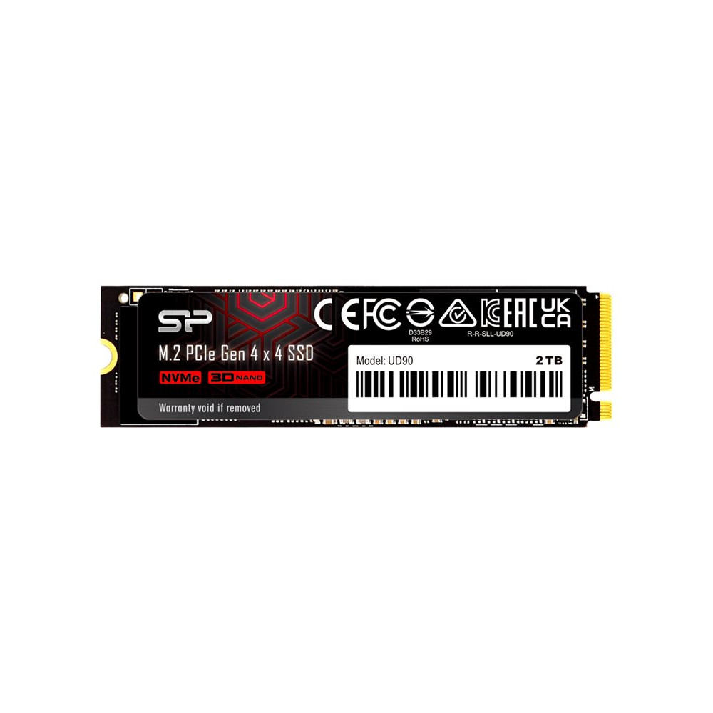 Produktbild för SILICON POWER UD90 - SSD - 2 TB - PCIe 4.0 x4 (NVMe)