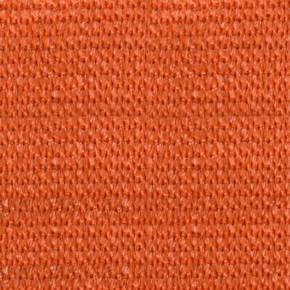 Produktbild för Solsegel 160 g/m² fyrkantig orange 7x7 m HDPE