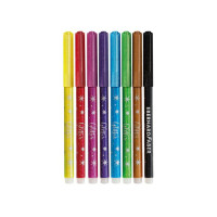 Produktbild för Fiberpenna FABER CASTELL Glitter 8/fp