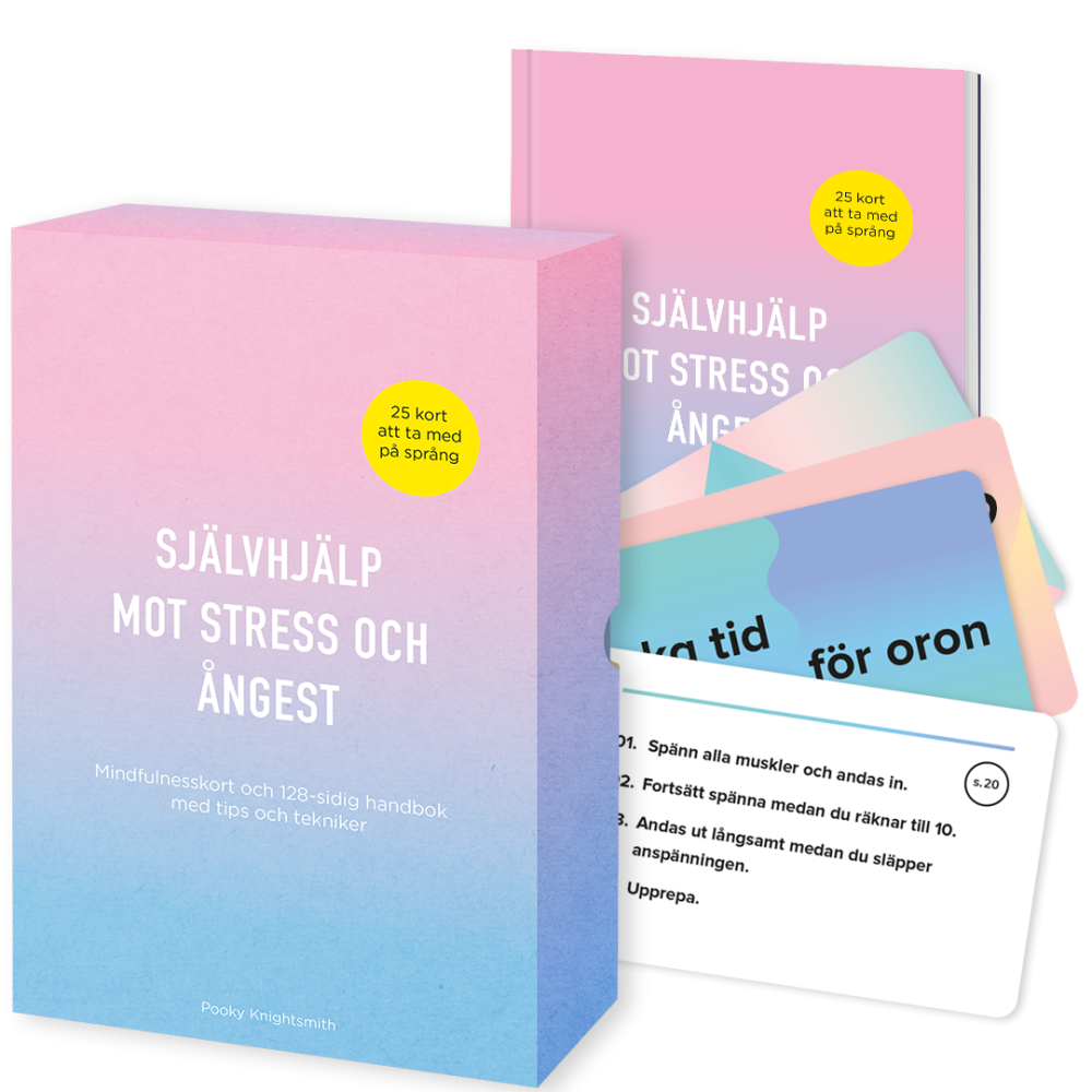 Produktbild för Självhjälp mot stress och ångest (bok)