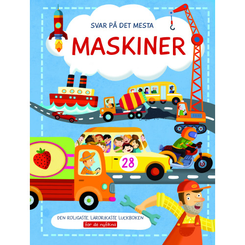 Alvilda Svar på det mesta. Maskiner (bok, board book)