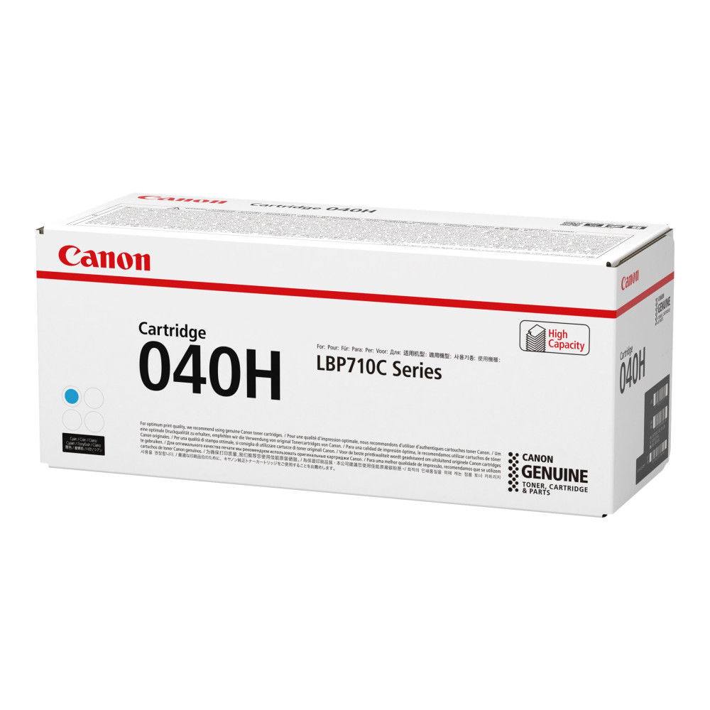 Produktbild för Canon 040 H - hög kapacitet - cyan - original - tonerkassett