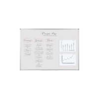 Produktbild för Whiteboard LYRECO emalj 120x90cm
