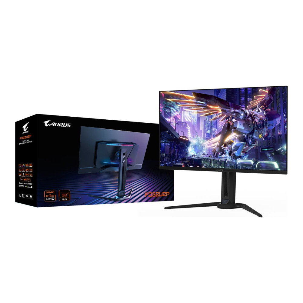Produktbild för AORUS FO32U2P - OLED-monitor - 4K - 32" - HDR