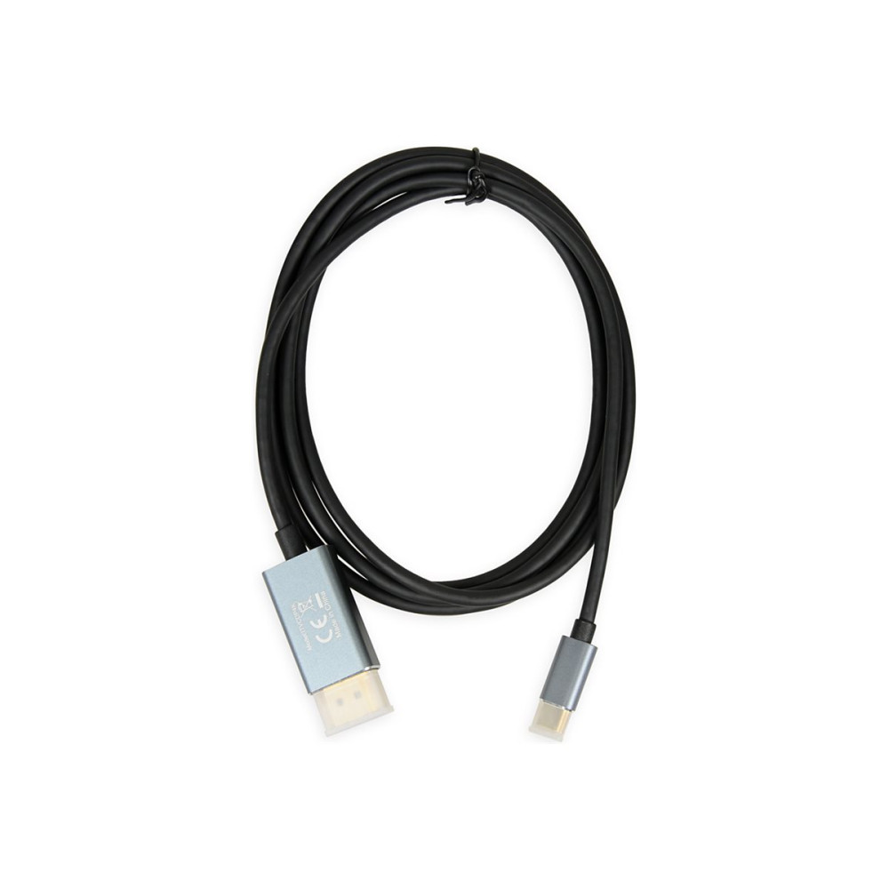 Produktbild för iBOX - videoadapterkabel - USB-C till DisplayPort - 1.8 m