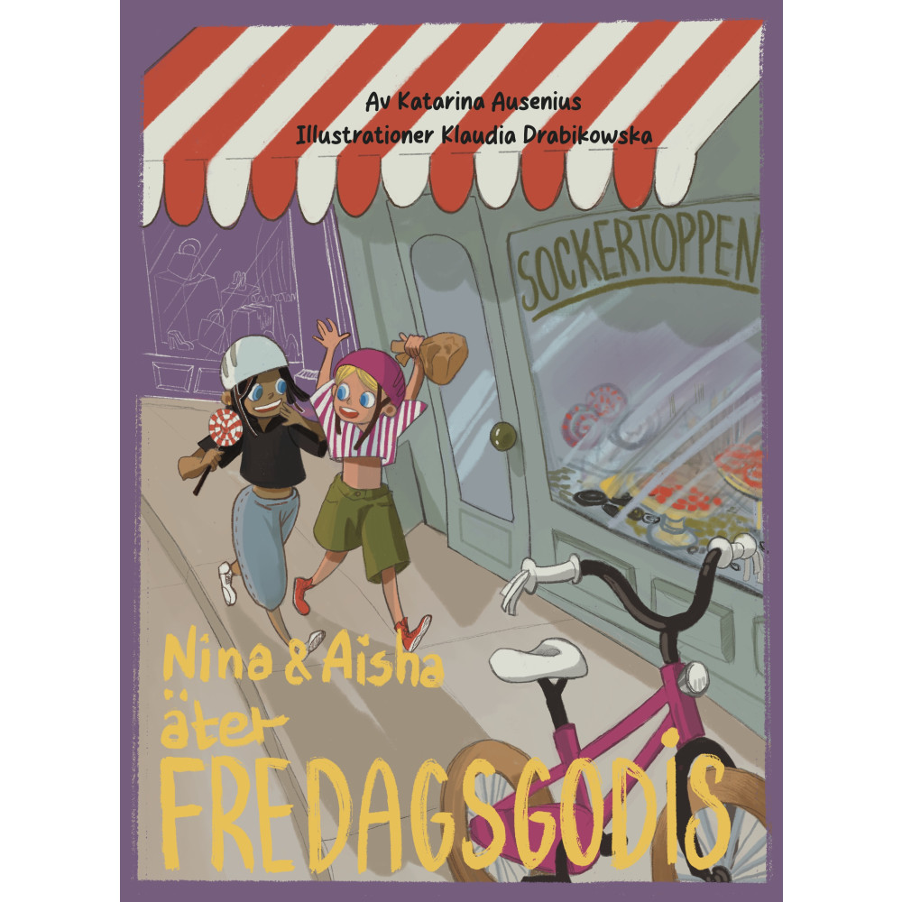 Produktbild för Nina & Aisha äter fredagsgodis (bok, kartonnage)