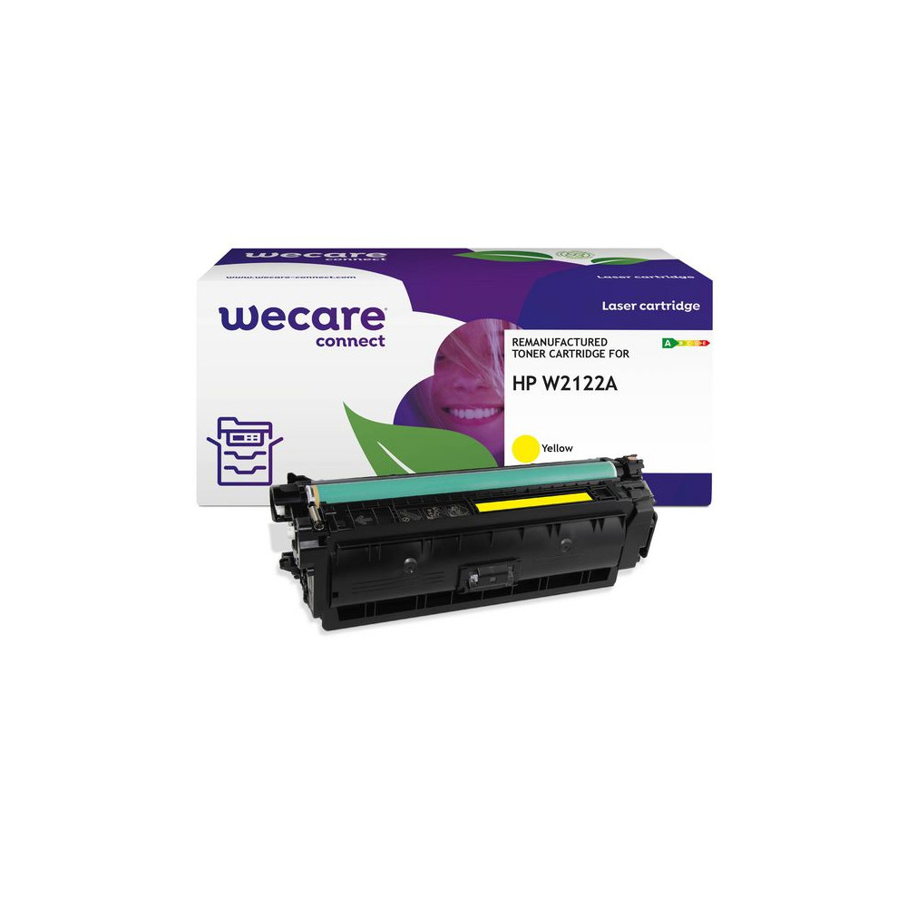 Produktbild för Toner WECARE HP W2122A 212A 4,5K gul