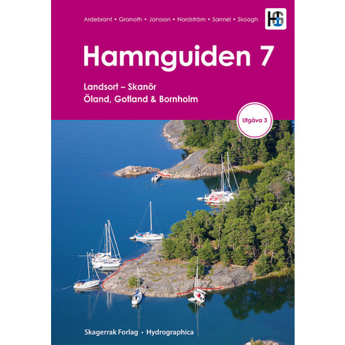 Läromedelsförlaget Skagerrak Hamnguiden 7. Landsort – Skanör, Öland, Gotland & Bornholm (bok, spiral)