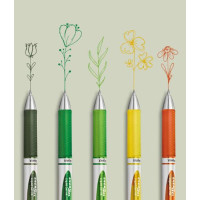 Produktbild för Gelpenna PENTEL EnerGel BL77 0,7 m.grön
