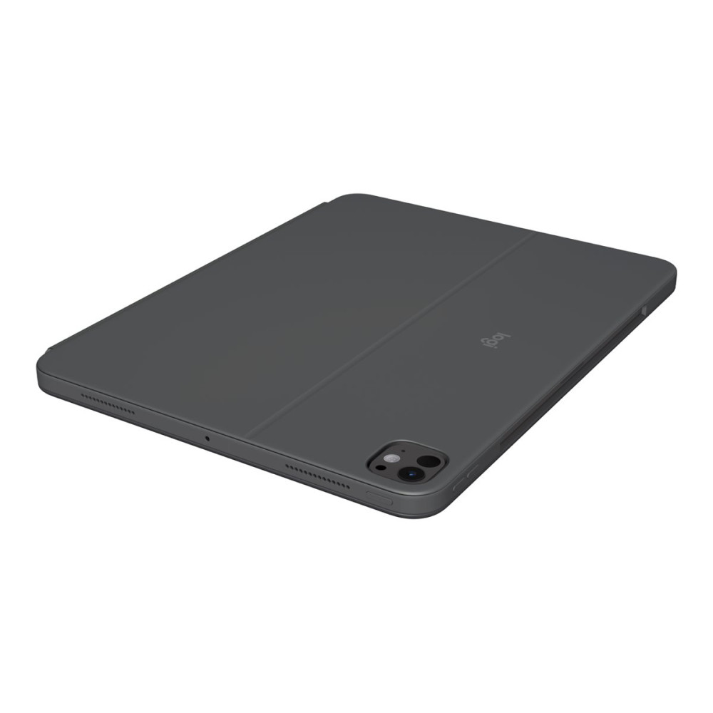 Produktbild för Logitech Combo Touch - tangentbord och foliefodral - med pekdyna - QWERTY - nordiskt (danska/finska/norska/svenska) - grafit Inmatningsenhet