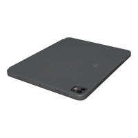Produktbild för Logitech Combo Touch - tangentbord och foliefodral - med pekdyna - QWERTY - nordiskt (danska/finska/norska/svenska) - grafit Inmatningsenhet