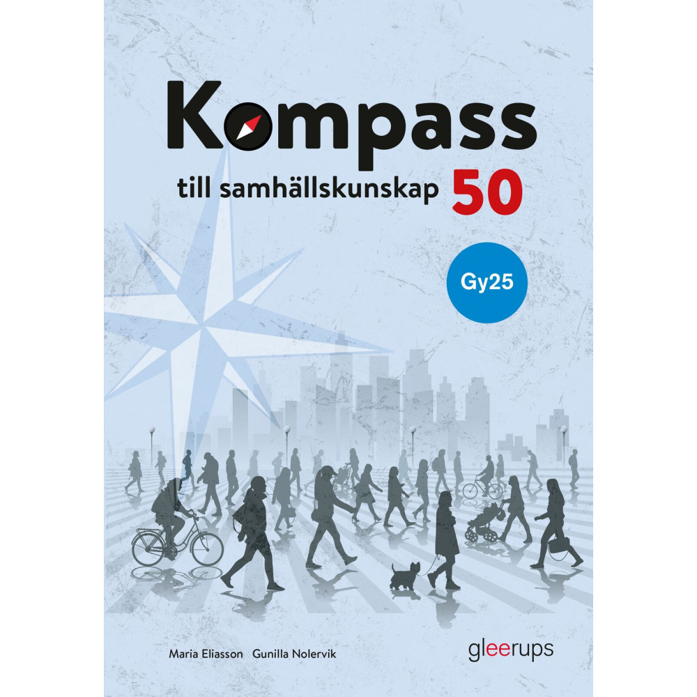 Produktbild för Kompass till samhällskunskap 50, bok, Gy25 (häftad)
