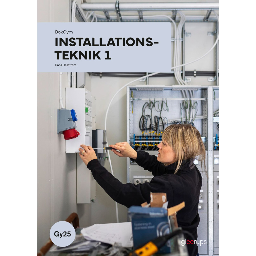 Produktbild för BokGym Installationsteknik 1, bok, Gy25 (bok, spiral)