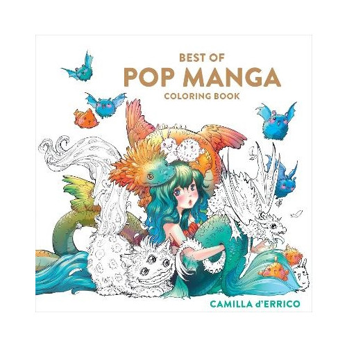 Camilla D'Errico Best of Pop Manga Coloring Book (pocket, eng)