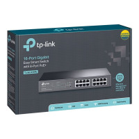 Produktbild för TP-Link TL-SG1016PE - switch - 16 portar - smart - rackmonterbar