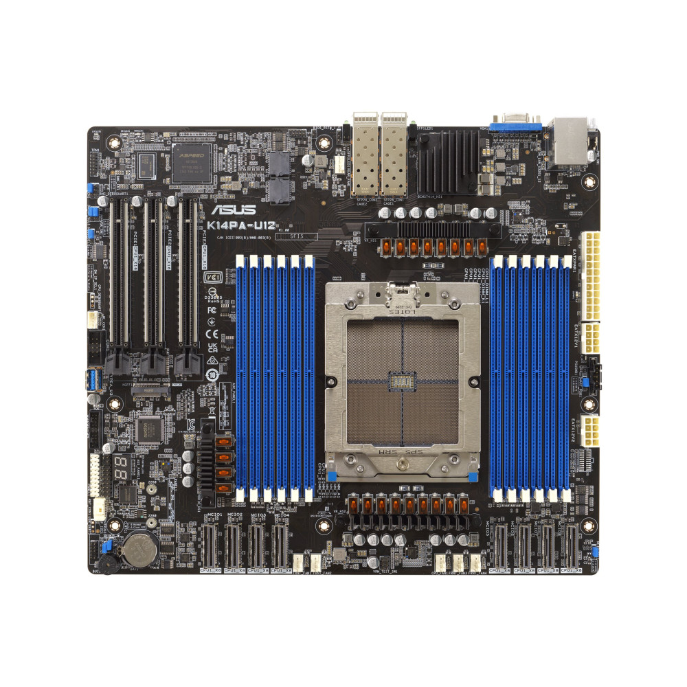 Produktbild för ASUS K14PA-U12 - moderkort - SSI CEB - AMD ingen CPU - Socket SP5