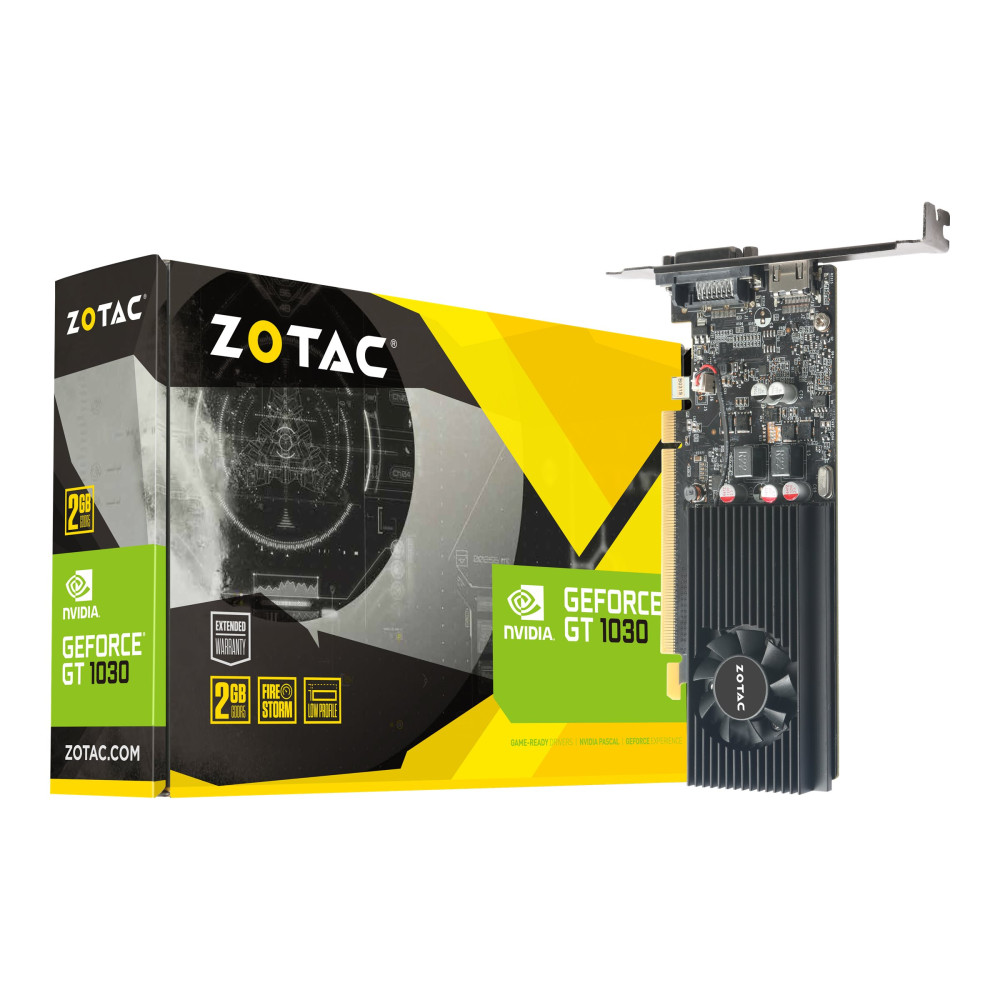 Produktbild för ZOTAC GeForce GT 1030 - grafikkort - GF GT 1030 - 2 GB