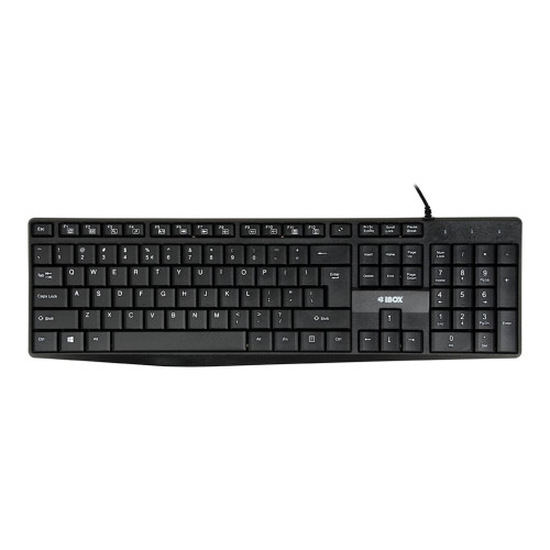 IBOX iBOX Eris - tangentbord - QWERTY - svart Inmatningsenhet