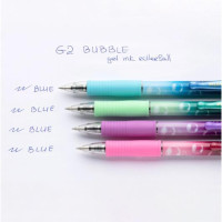 Produktbild för Gelpenna PILOT Bubble lila G2 0,7 blå