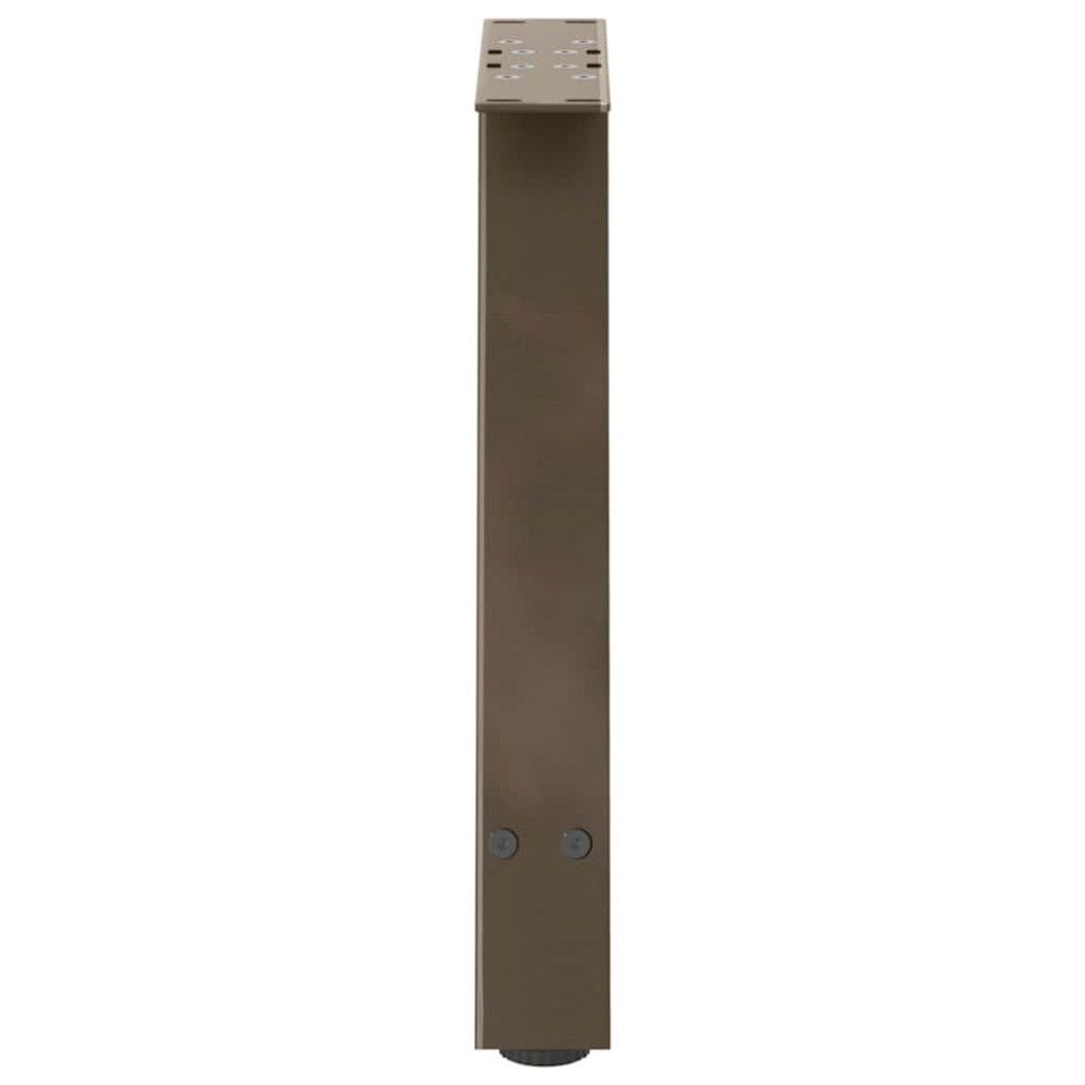 Produktbild för Soffbordsben A-formade 2 st 38x(42-43) cm stål