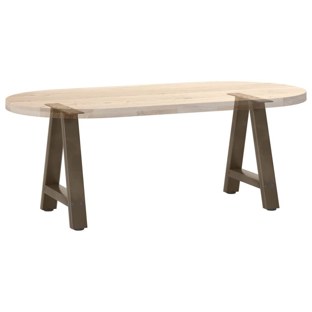 Produktbild för Soffbordsben A-formade 2 st 38x(42-43) cm stål