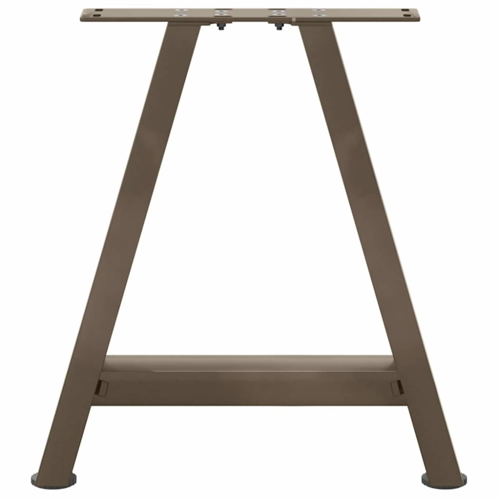 Produktbild för Soffbordsben A-formade 2 st 50x(42-43) cm stål