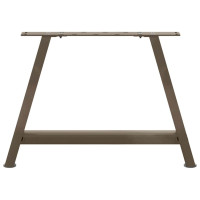 Produktbild för Soffbordsben A-formade 2 st 70x(42-43) cm stål