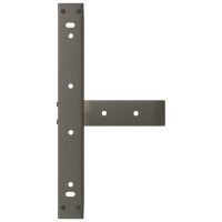 Produktbild för Soffbordsben T-formade 2 st svarta 50x25x(30-31) cm stål