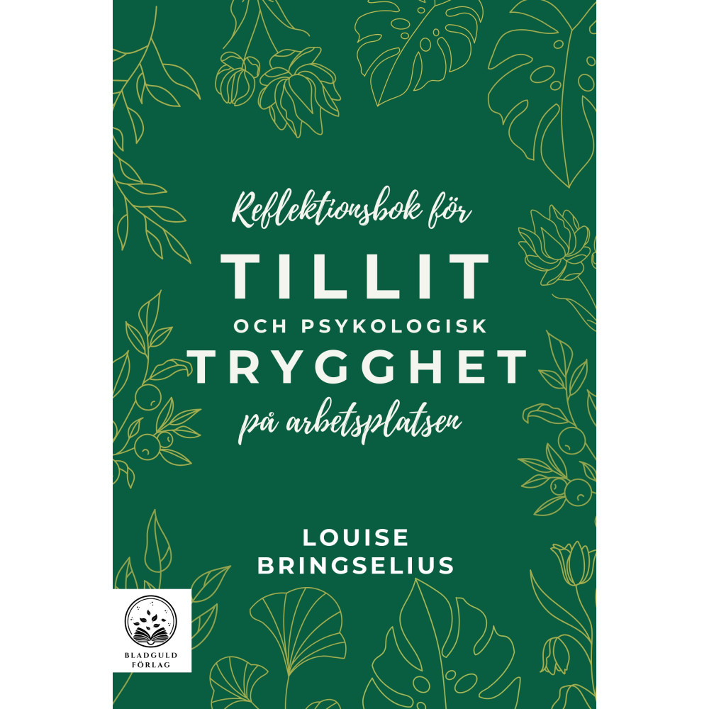 Produktbild för Reflektionsbok för tillit och psykologisk trygghet på arbetsplatsen (häftad)