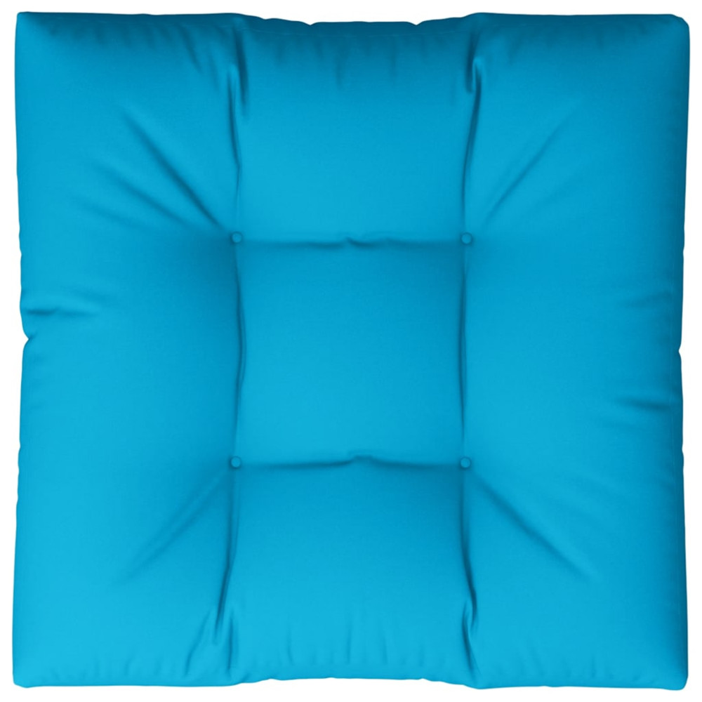 Produktbild för Palldyna blå 70x70x12 cm tyg