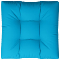 Produktbild för Palldyna blå 70x70x12 cm tyg