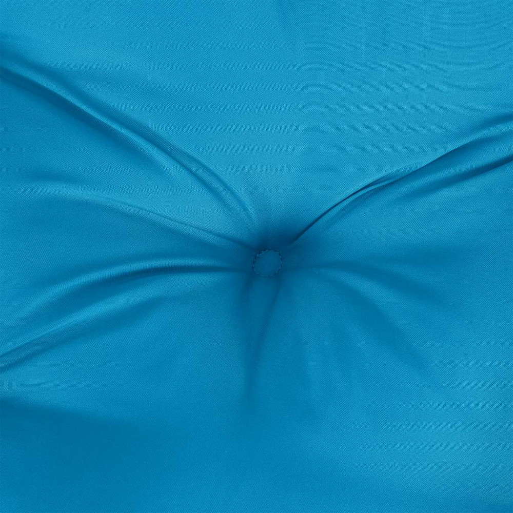 Produktbild för Palldyna blå 70x70x12 cm tyg