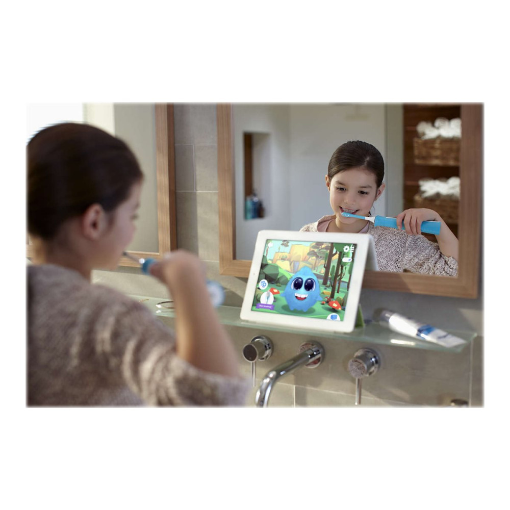 Produktbild för Philips Sonicare For Kids HX6322 - tandborste - havsblå