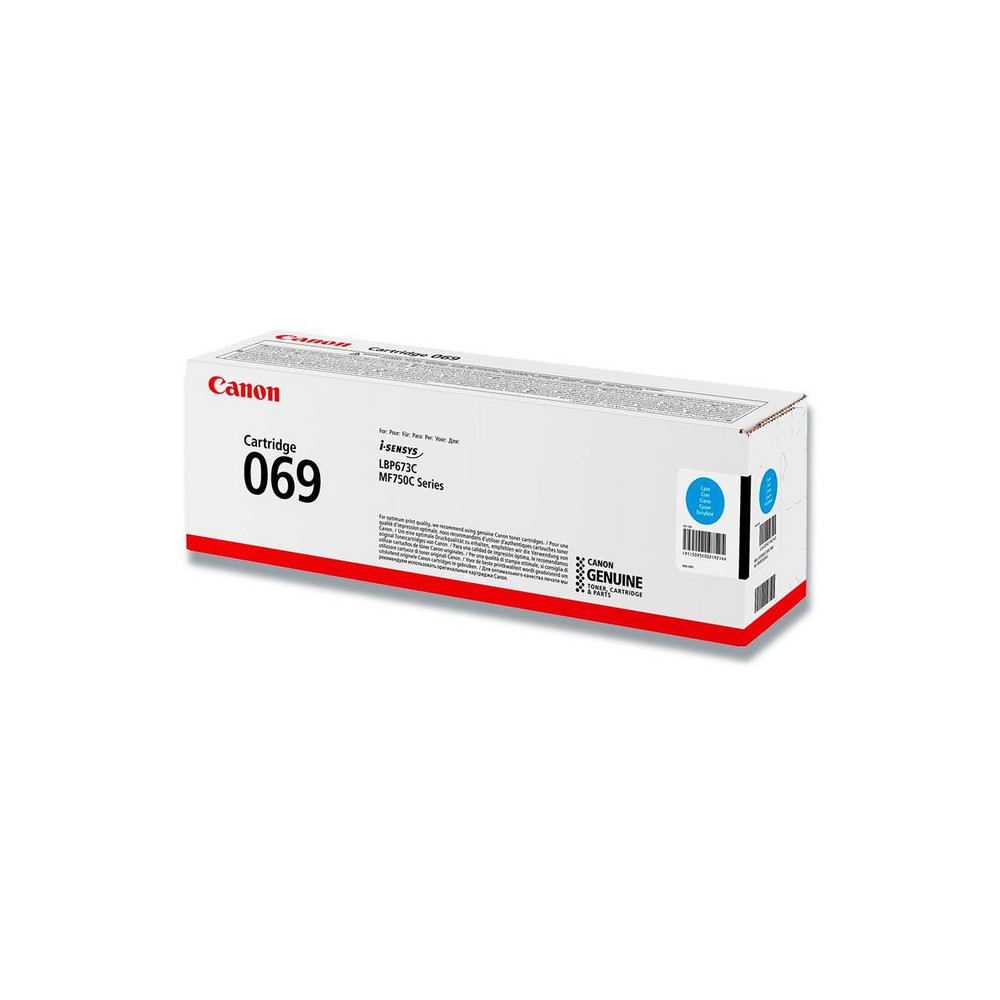 Produktbild för Toner CANON 069 C 1,9K Cyan