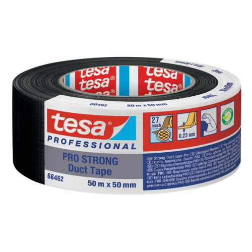tesa Vävtejp TESA PRO STRONG 50mmx50m svart