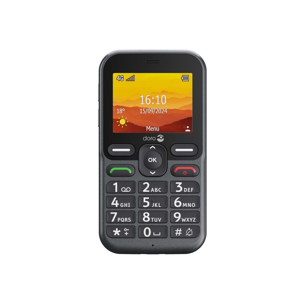 Produktbild för DORO Leva L11 - svart - 4G funktionstelefon - 128 MB - GSM
