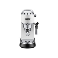 Produktbild för De'Longhi DEDICA EC 685.W - kaffemaskin med mjölkskummare - 15 bar - vit