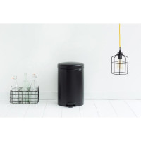 Produktbild för Papperskorg BRABANTIA NewIcon 20L svart