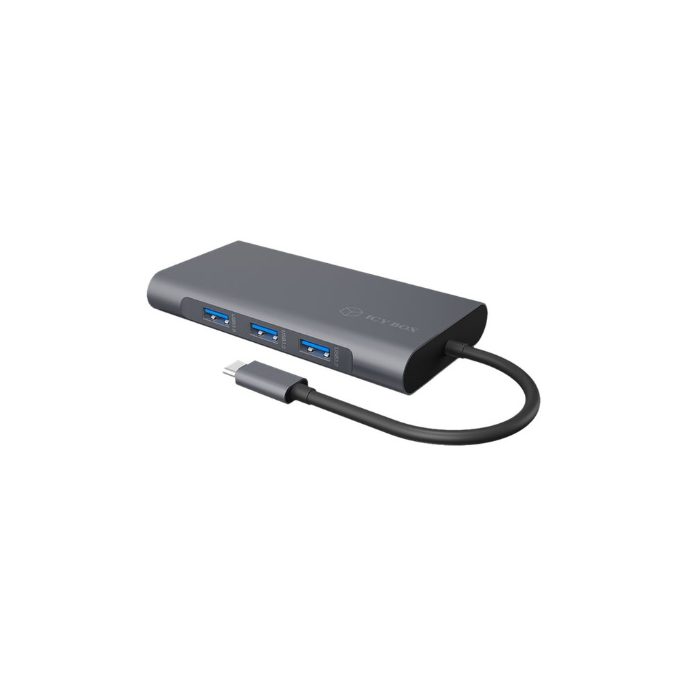 Produktbild för ICY BOX IB-DK4040-CPD - dockningsstation - USB-C - VGA, HDMI