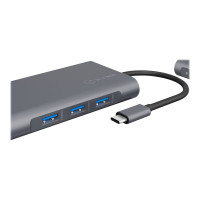 Produktbild för ICY BOX IB-DK4040-CPD - dockningsstation - USB-C - VGA, HDMI